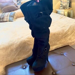 🖤 Black 21” Knee High boots